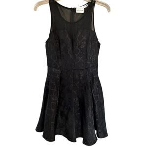 Apricot Lane LUSH Black Cocktail Dress, size Small